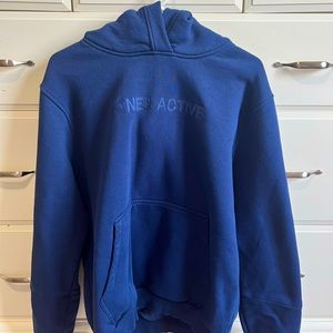 Oner Active Classic Lounge Oversized Hoodie in Midnight Blue